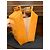 Borsa Chanel Milk Carton Arancione in pelle vernice - vista 8