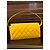 Chanel Borsa a Tracolla Trapuntata Nylon Gialla Giallo - vista 3