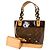 Borsa Tote Louis Vuitton Cabas Ambre PM Marrone Monogramma