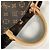 Borsa Louis Vuitton Montaigne BB Marrone - vista 7