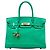 Hermès Green Clemence Birkin Retourne 30 D'oro Verde