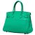 Hermès Green Clemence Birkin Retourne 30 D'oro Verde - vista 2