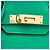 Hermès Green Clemence Birkin Retourne 30 D'oro Verde - vista 5