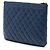 Clutch Chanel Blue Medium Quilted Lambskin Boy O Case Blu navy - vista 2
