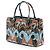 Prada Black Small Saffiano Lux Galleria Lily Print Double Zip Satchel - Ansicht 2