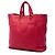 Tote Open Convertible rosso in Vitello Daino Prada - vista 2