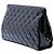 Chanel Blue CC Quilted Patent Timeless Clutch Blau Marineblau - Ansicht 2