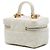 Vanity Beauty case Chanel White Mini Caviar Chain Zip Around Bianco - vista 2