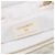 Vanity Beauty case Chanel White Mini Caviar Chain Zip Around Bianco - vista 5