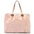Fendi Zucchino Canvas Tote in Pink