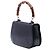 Gucci Schwarzes Kalbsleder Bamboo Night - Ansicht 2