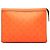 Louis Vuitton Orange Monogram Taigarama Pochette Voyage MM Arancione