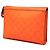 Louis Vuitton Orange Monogram Taigarama Pochette Voyage MM Arancione - vista 2