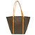 Bolso de Compras Louis Vuitton Marrón Monogram Castaño