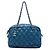 Bolsa Bowler Chanel Blue Paris Byzance em Nylon e Tweed com laço bordado Azul Azul marinho