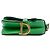 Borsa Saddle in micro pelle di capra verde Dior - vista 3