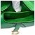 Borsa Saddle in micro pelle di capra verde Dior - vista 4