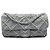 Chanel Flap in pelle di vitello stropicciata Ultra Stitch Gray Medium Marrone