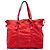 Borsa Satchel Gucci Red GG Nylon Rosso