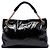 Tote Chanel Black Crinkled Patent Rodeo Drive Nero