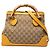 Borsa Tote Gucci Beige GG Canvas Bamboo Diana con Manico Superiore