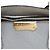 Borsa Burberry Gray Elephant Embossed Calfskin Check Dewsbury Marrone Grigio - vista 5
