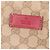 Tote vertical Gucci en lona GG beige con banda Web - vista 5