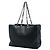 Tote Chanel Black Large Lambskin Vertical Quilted Mademoiselle Negro - vista 2
