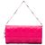 Portafoglio con catena Lady Dior in agnello Cannage rosa di Dior