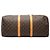 Louis Vuitton Marrone Monogram Keepall 50 - vista 3