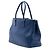Borsa Tote Prada Blue Medium Soft Calf Galleria Double Zip Blu scuro - vista 2