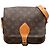 Louis Vuitton Marrone Monogram Cartouchiere MM