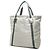 Gucci Tote aus grauem GG Canvas mit Web-Streifen Braun - Ansicht 2