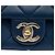Chanel Blue Small Lambskin Elegant Chain Single Flap Blau Dunkelblau - Ansicht 5