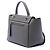 Céline Celine Belt Bag aus grau genarbtem Kalbsleder Mini Braun Anthrazitgrau - Ansicht 2
