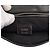 Bolso bandolera Fendi Black Calfskin and Canvas FF 1974 Flat Baguette Negro - vista 5