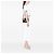 Bolso bandolera Fendi Black Calfskin and Canvas FF 1974 Flat Baguette Negro - vista 7