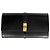 Céline Carteira longa bi-fold de couro preto Celine