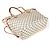 Bolso Tote Louis Vuitton Neverfull MM Blanco - vista 2
