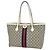 Bolso Tote Large Ophidia Gucci Blanco Beige