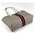 Bolso Tote Large Ophidia Gucci Blanco Beige - vista 2