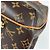 Borsa Tote Louis Vuitton Greet Marrone - vista 3
