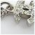 Collana Chanel argentata con strass Argento - vista 4