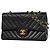 Borsa a tracolla Chanel in pelle nera Nero