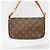 Borsa Pochette Accessoires Monogram Louis Vuitton Marrone - vista 10