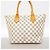 Borsa Tote Louis Vuitton Damier Azur Saleya PM Bianco - vista 11