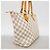 Borsa Tote Louis Vuitton Damier Azur Saleya PM Bianco - vista 2