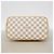 Borsa Tote Louis Vuitton Damier Azur Saleya PM Bianco - vista 3