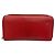 Chanel Red Leather Long Wallet