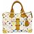 Borsa Louis Vuitton Monogram Multicolor Speedy 30 M92643 Blanc Bianco